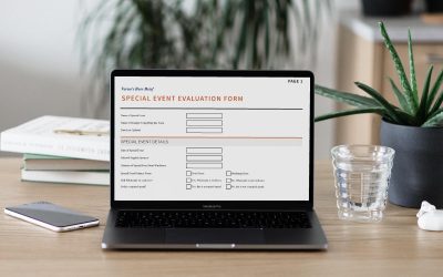 Special Events Evaluation Form